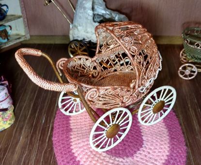 Picture of Dollhouse Baby Stroller