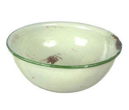 Picture of Dollhouse Miniature Enamel Mixing Bowl