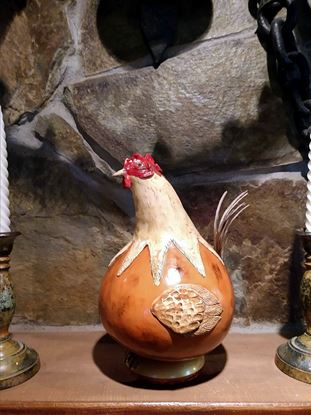 Picture of Gourd Art Rooster