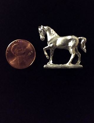 Picture of Dollhouse Old Pewter Horse Raw
