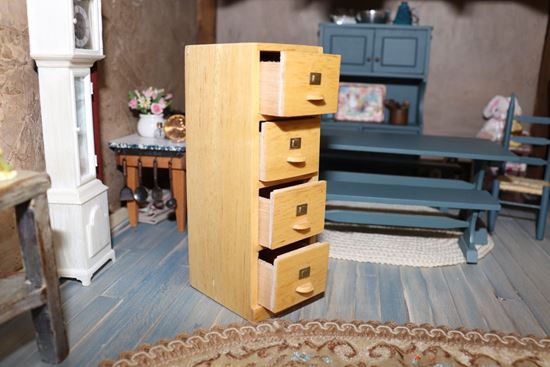 Picture of Dollhouse Filing Cabinet