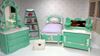 Picture of Hand painted vintage Dollhouse Bedroom Set