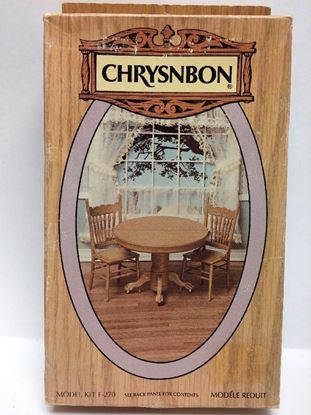 Chrysnbon maison de poupées Duxbury Table & Chaise Meubles Kit Model Kit F-120 