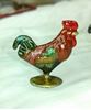 Picture of Dollhouse Miniature Old Pewter Rooster Brown/Golds