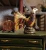Picture of Dollhouse Handcrafted Rooster w/real tail feathers