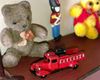 Picture of Dollhouse Miniature Pewter Red Fire truck