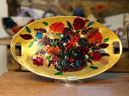 Picture of Dollhouse hand painted platter or tray