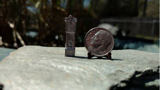 Picture of Dollhouse Metal Miniature Grandfather Clock