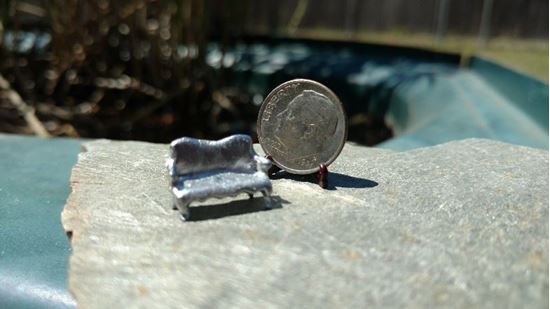 Picture of Dollhouse Metal Miniature Sofa