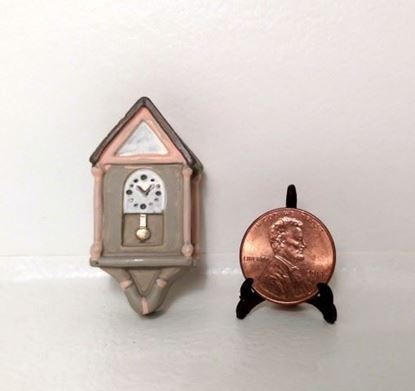 Picture of Dollhouse Miniature Resin Clock