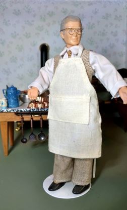 Picture of Dollhouse Miniature Shopkeeper Doll