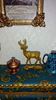 Picture of Dollhouse Old Pewter Deer Hand Painted Gold