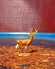 Picture of Dollhouse Old Pewter Deer Hand Painted Gold