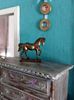 Picture of Dollhouse Old Pewter Horse Hand Painted Bronze