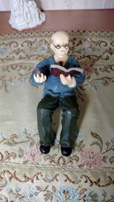 Picture of Dollhouse Grandpa made of Resin