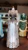 Picture of Dollhouse Miniature Victorian Dress Form  in Browns, Silver and Gold