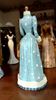 Picture of Dollhouse Miniature Victorian Dress Form  in Shades of Blue and Silver Dots