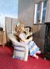 Picture of Dollhouse Resin Girl In Chair