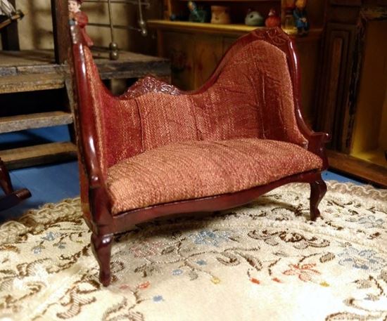 Picture of Dollhouse Victorian Loveseat