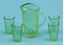 Picture of Green Dollhouse Pitcher and tumblers