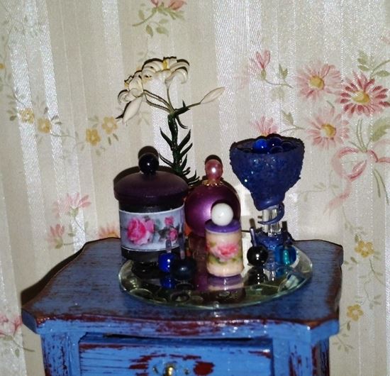 Picture of Vanity items in blue