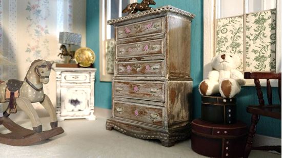 Picture of Dollhouse Aged Dresser