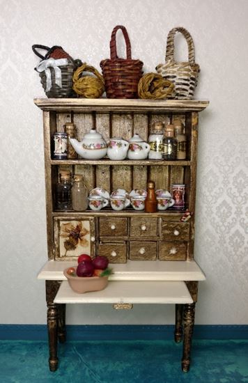 Picture of Rustic Dollhouse Hutch