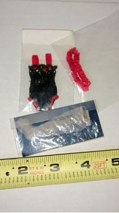 Picture of Miniature Negligee, Stockings, and Boa