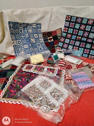 Picture of Dollhouse Miniatures Lot Quilts etc