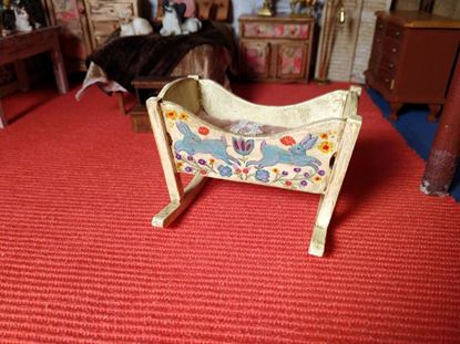 Picture of Dollhouse rocking cradle