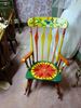 Picture of Dollhouse hand painted boho rocking chair.