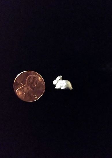 Picture of Dollhouse Metal Miniature Bunny