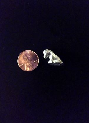 Picture of Miniature cast old pewter Eeyore doll (Raw)