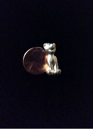 Picture of Miniature Metal Tigger Raw Unpainted