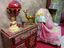 Picture of Miniature Metal Girl Painted - Yellow/Pink