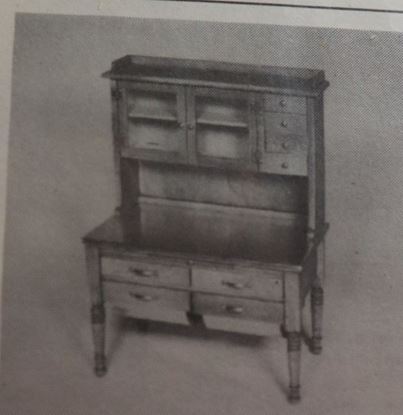 Picture of B.H. Miniatures Hoosier Cabinet