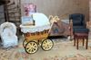 Picture of Dollhouse Baby Stroller Yellow/Tan