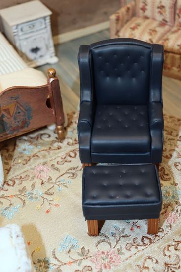 Picture of Dollhouse Chair and Ottoman