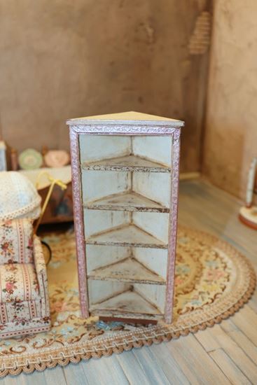 Picture of Dollhouse Rustic Corner Shelf