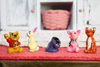 Picture of Miniature Metal Winnie The Pooh set Painted