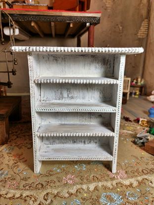 1:12 Scale Miniature Dollhouse Short Maple Shelf 