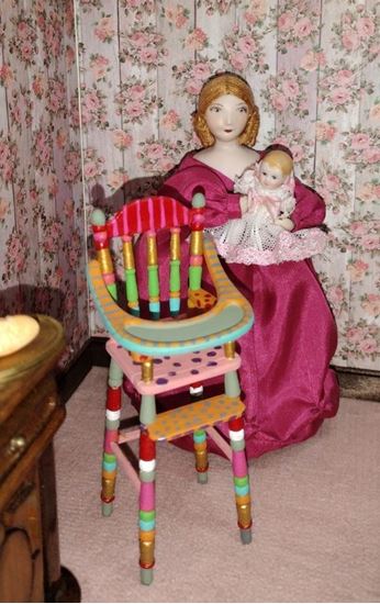 Picture of Dollhouse Highchair