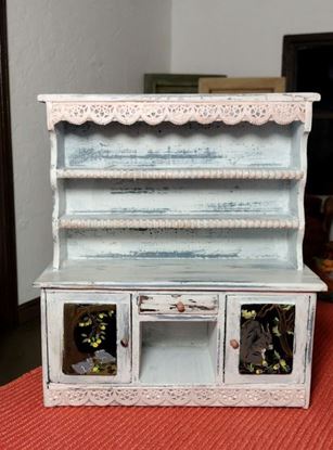 Picture of Dollhouse Hutch / China Cabinet -Painted