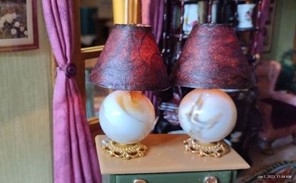 Picture of Dollhouse 1:12 Table Lamps 12 volt Lamp Electric incandescent light bulb