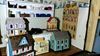 Picture of "Barbara's Dollhouse Shoppe " 1/48 or 1/4 Scale finished room box.