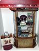 Picture of Dollhouse 12th scale filled dollhouse curio cabinet