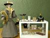 Picture of Hand made doll with a beautiful dressed jewelry counter.