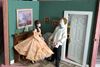 Picture of Vintage double sided one inch scale room box. Teen Prom