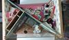 Picture of Vintage double sided one inch scale room box. Teen Prom