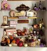 Picture of Vintage Wine and Cheese display.